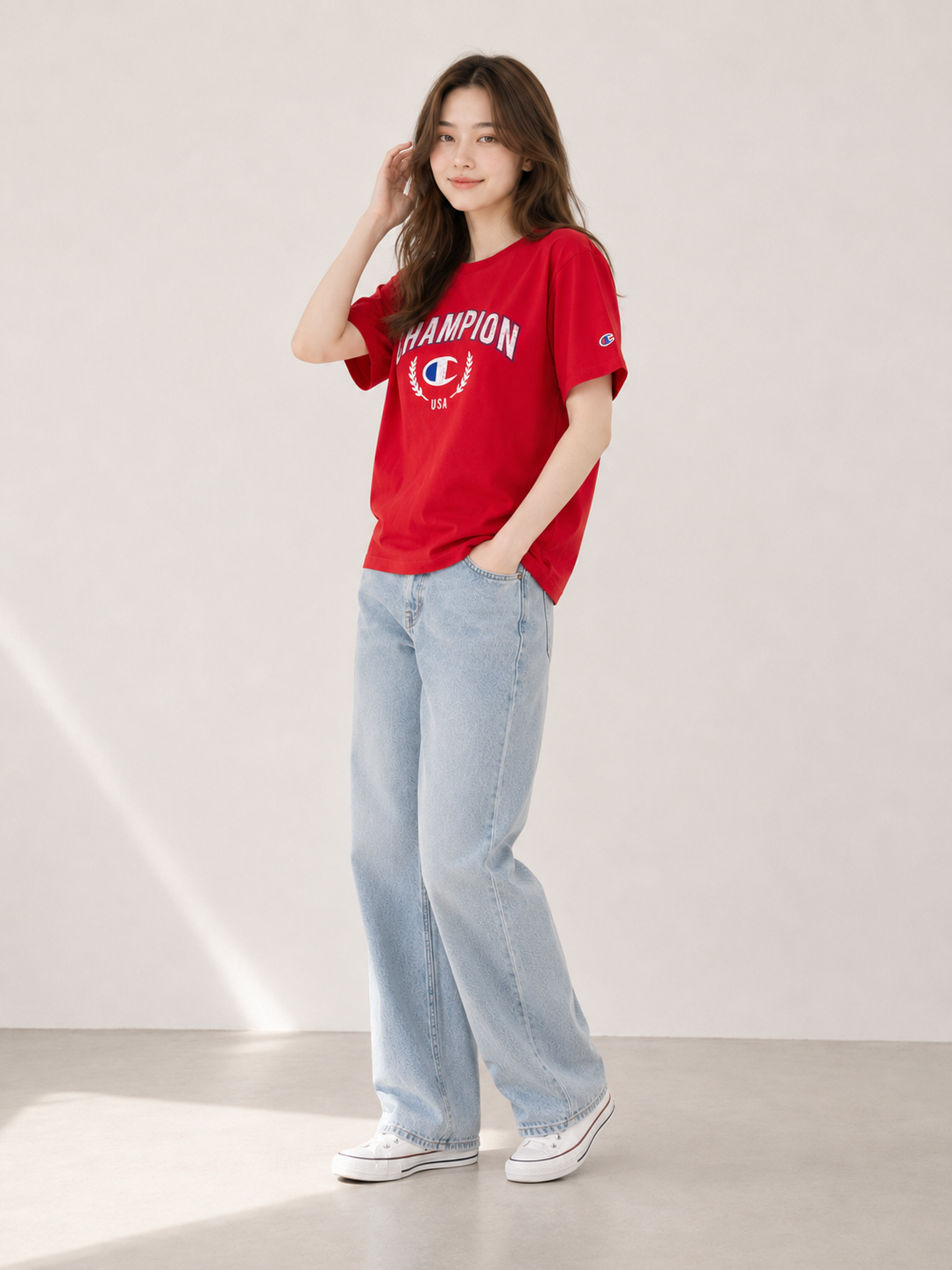 Champion Classic Graphic T-shirt Scarlet GT23H 5864LA 040