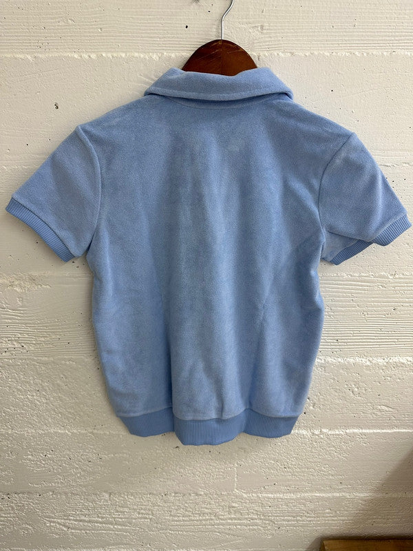 Polo Ralph Lauren Girls Terry Short Sleeve Polo Shirt Blue 313903873001 B11