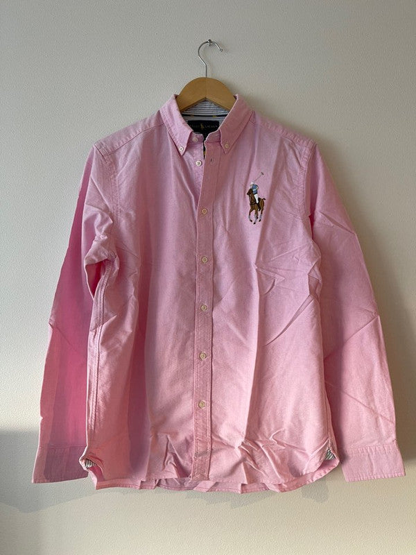 Polo Ralph Lauren Girls Pony Oxford Shirt Pink 323690055003 B10