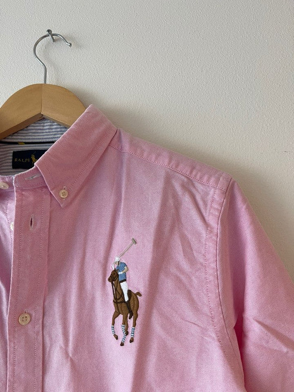 Polo Ralph Lauren Girls Pony Oxford Shirt Pink 323690055003 B10