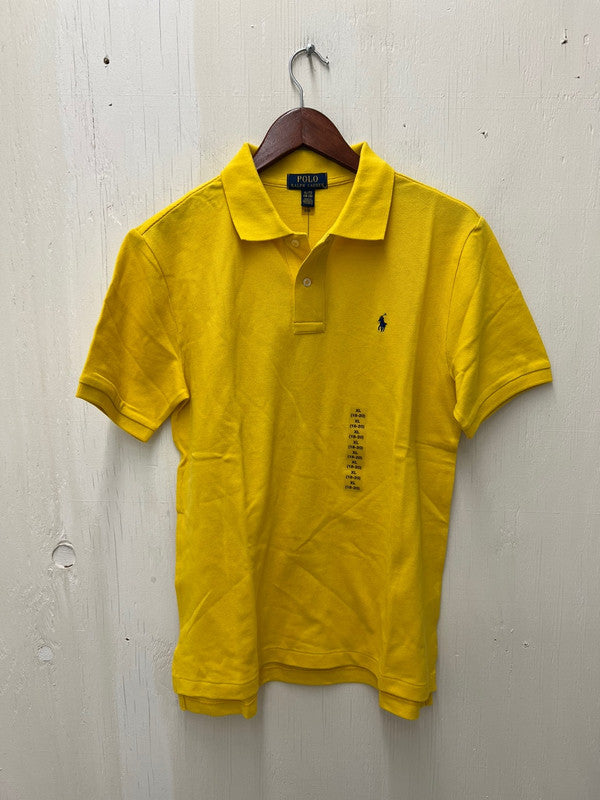 Polo Ralph Lauren Boys Classic Fit Cotton Mesh Polo Shirt Yellow 323720732042 B9