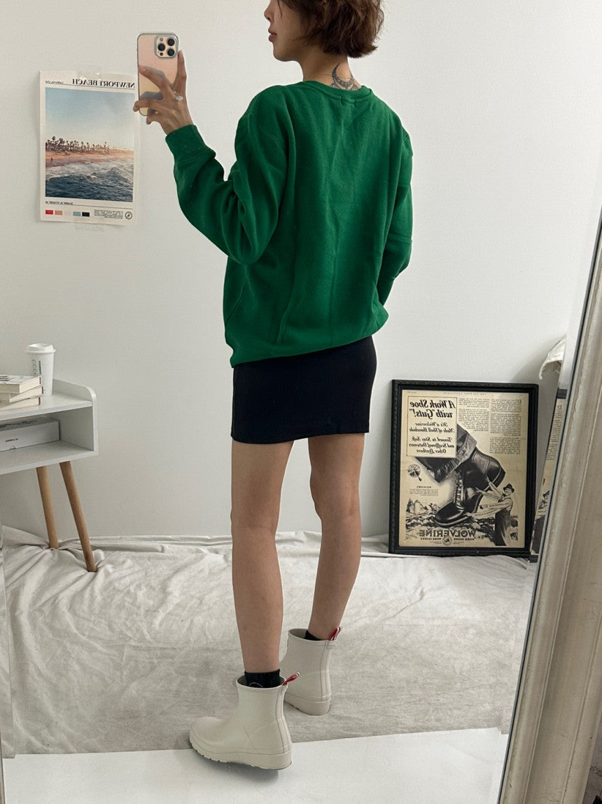 Polo Ralph Lauren Women's Fleece Crewneck Sweatshirt Green 323799359012 B5