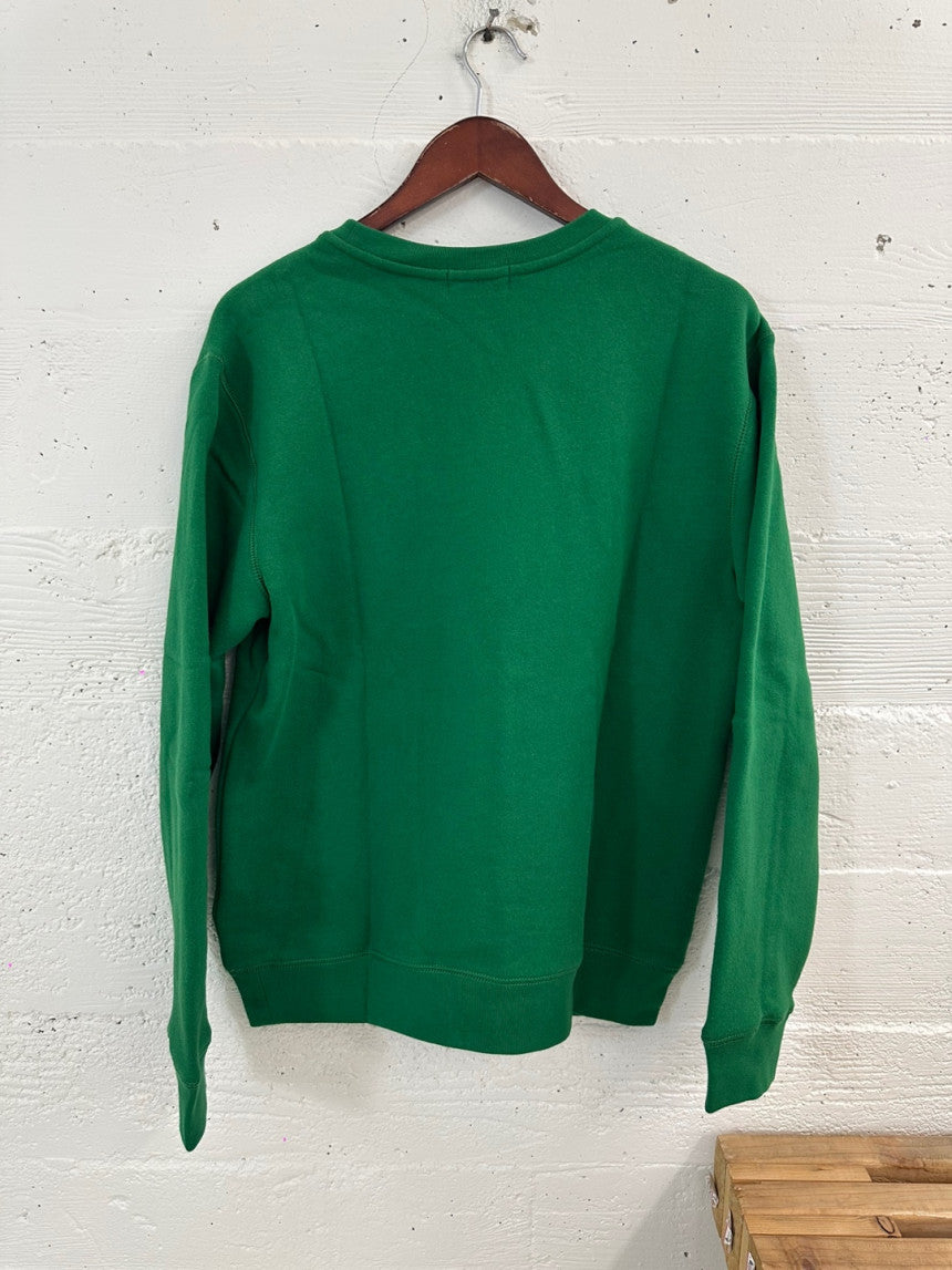 Polo Ralph Lauren Women's Fleece Crewneck Sweatshirt Green 323799359012 B5