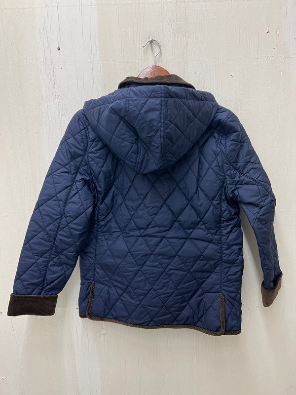 Polo Ralph Lauren Women's Water- Repellent Hooded Barn Jacket Navy 323880396002 B2