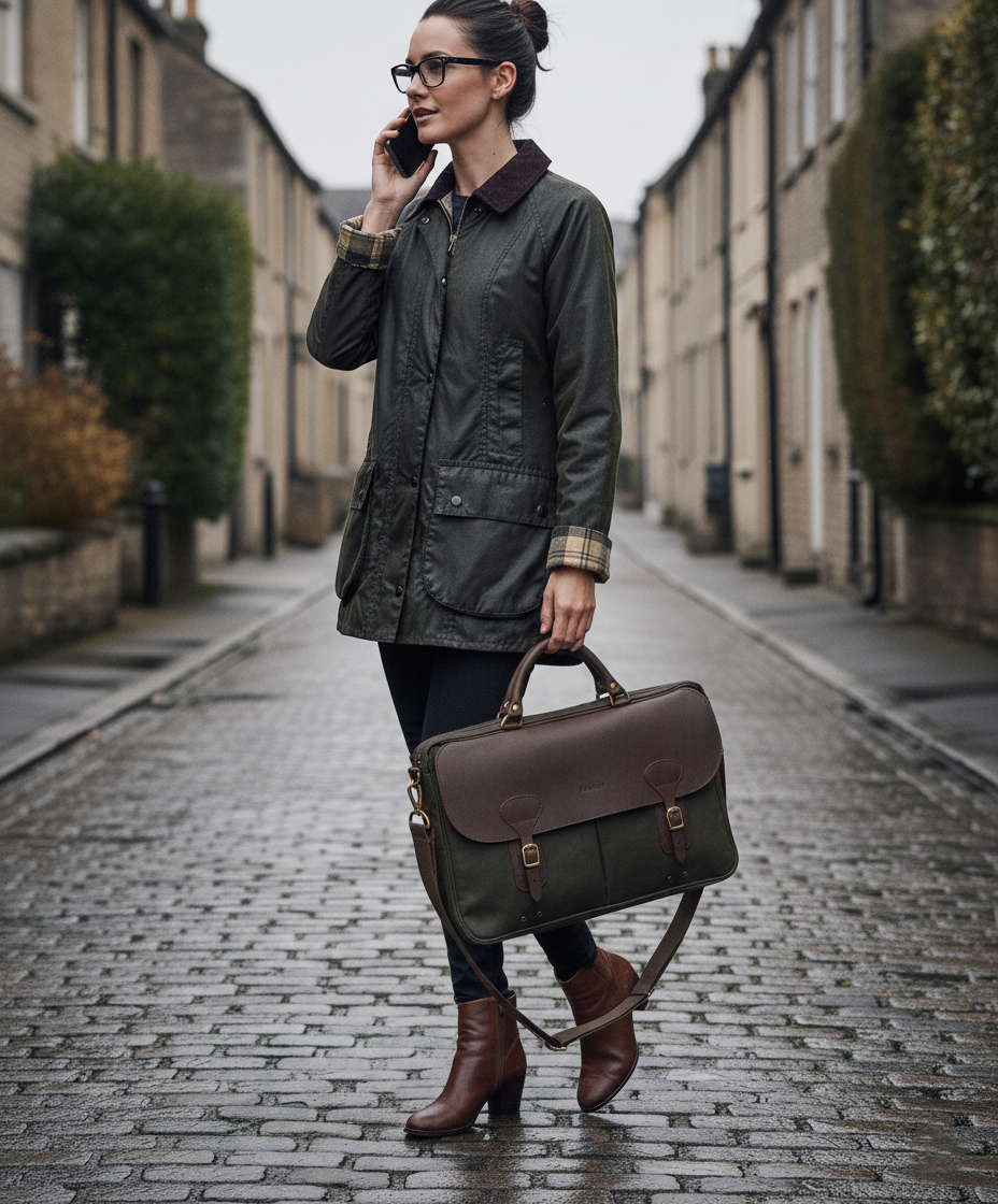 Barbour Women’s Beadnell® Waxed Jacket Sage LWX0667 SG91