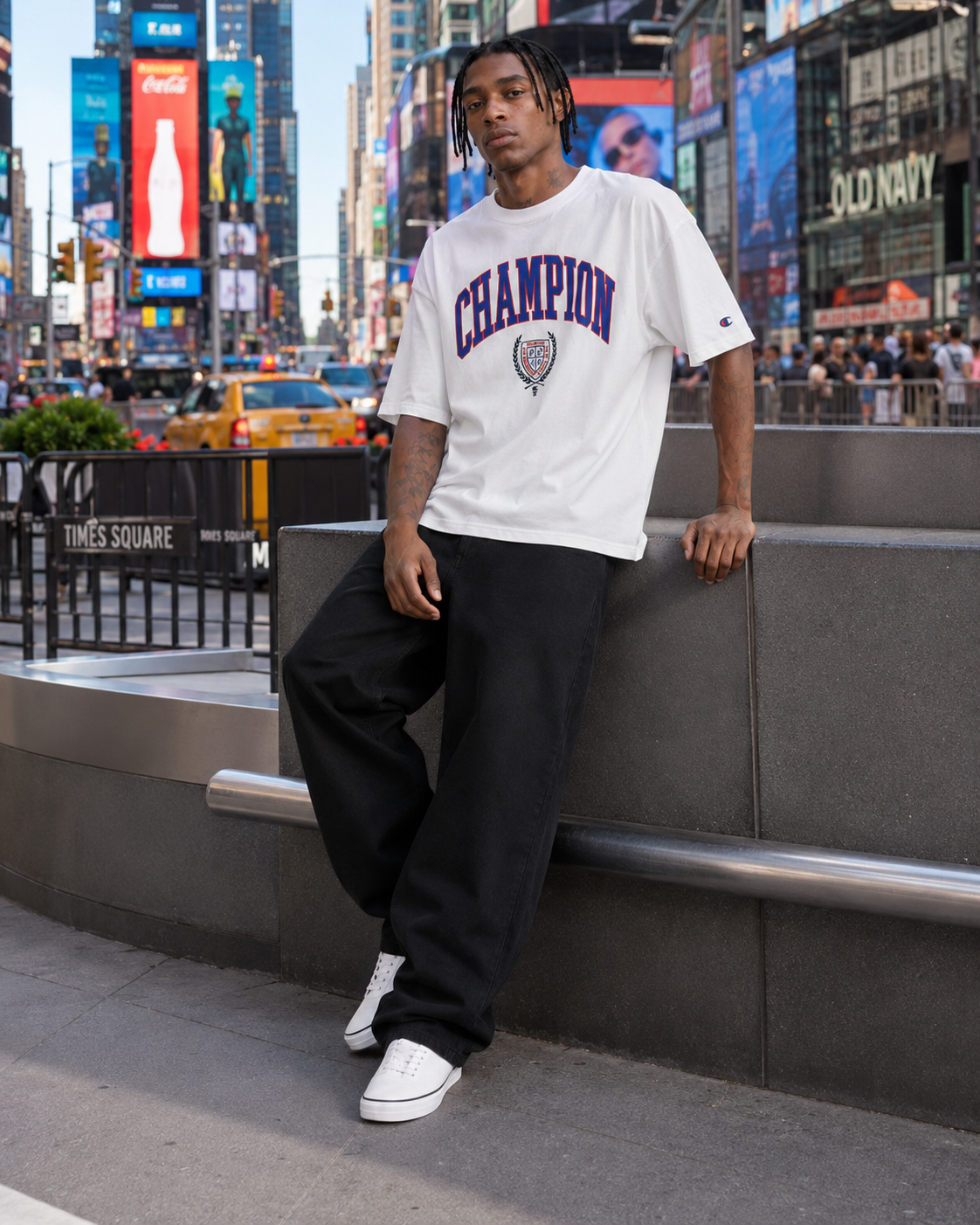Champion Men's Classic Graphic T-shirt White GT23H 58609Q 045