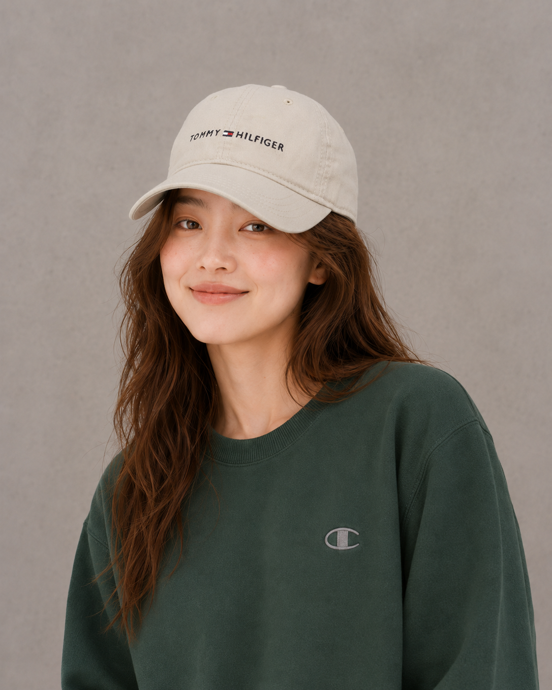 Tommy Hilfiger Unisex AM Hilfiger Logo Cap Stone 6941823 830