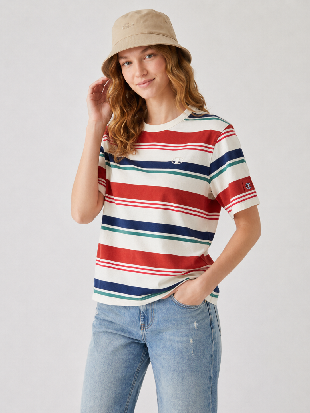 Champion Men's Classic AOP T-Shirt Light Fresh T8754P 407D55 AI8J
