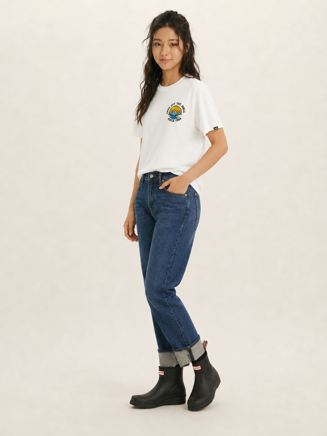 Vans Kid's Dream Scene Short Sleeve T-Shirt White VN0000CPWHT