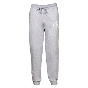 Calvin Klein Men's Monogram Fleece Jogger Heroic Grey Heather 40JM836 030 - APLAZE