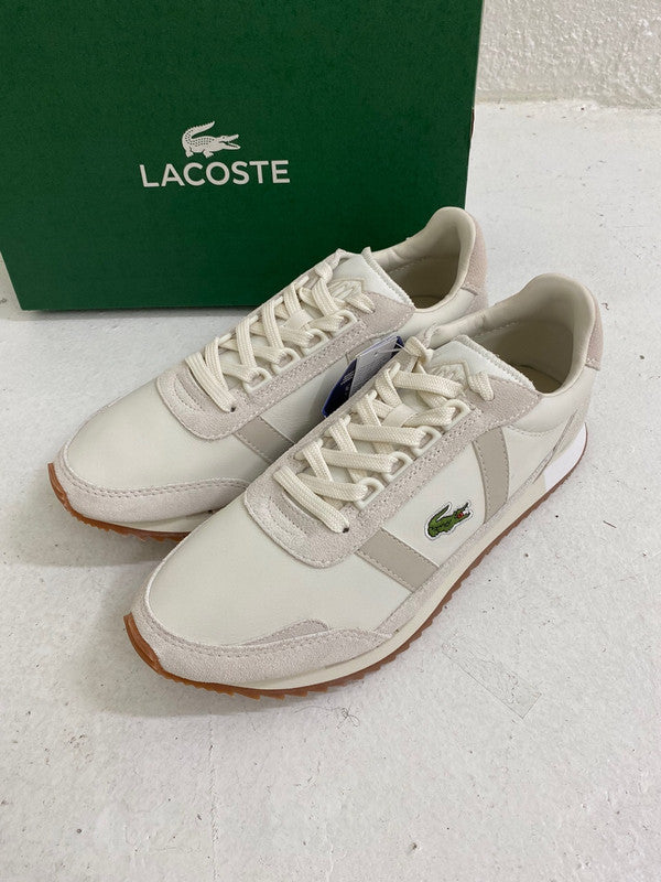 Lacoste Men's Partner Retro Leather Off White/Off White 41SMA0080 18C - APLAZE