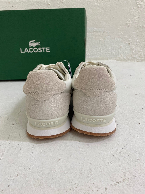 Lacoste Men's Partner Retro Leather Off White/Off White 41SMA0080 18C - APLAZE