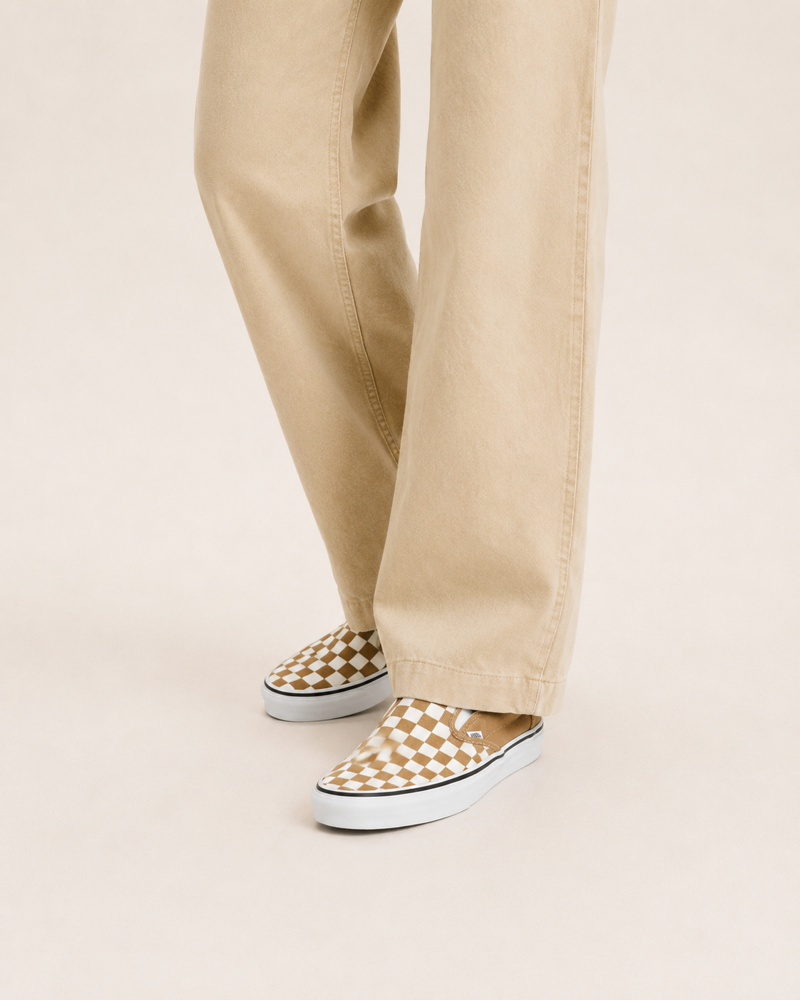 Vans Checkerboard Classic Slip-On Bronze Age Lurex Sparkle/True White VN0A33TB9EY