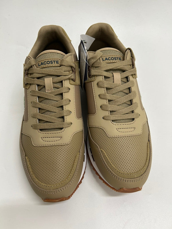 Lacoste Men's Partner Piste Sneakers Brown/Gum 44SMA0051 524 - APLAZE