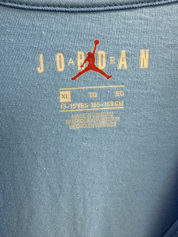 Nike Girl's Jodan 23 Rise-Up T-Shirt University Blue 45C200 B9F N4