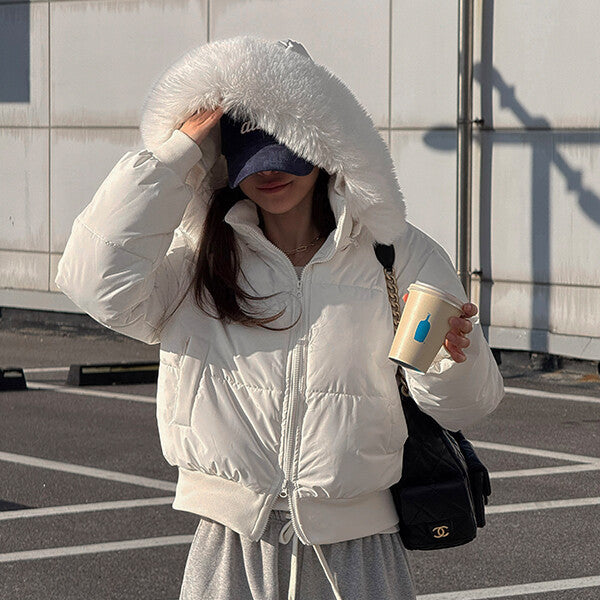 민스벨 후드퍼패딩점퍼