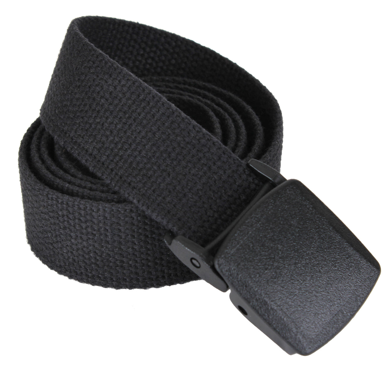 Rothco Military Plastic Buckle Web Belt 54 Inch Black 4963