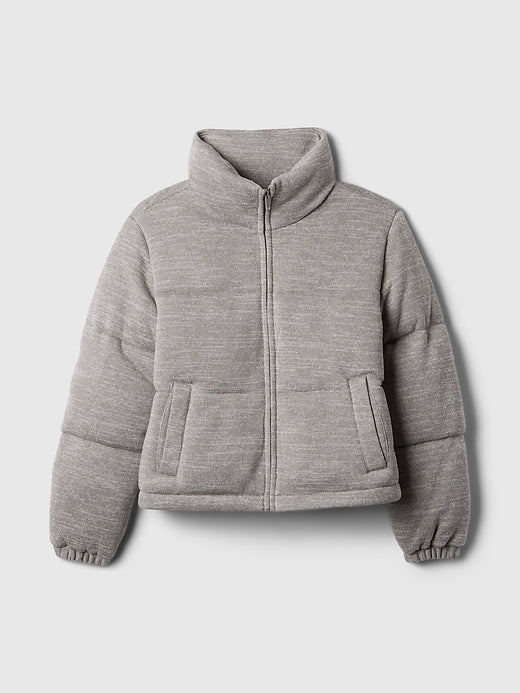 Gap Women's Relaxed Short Puffer Jacket Grey 497107 G1