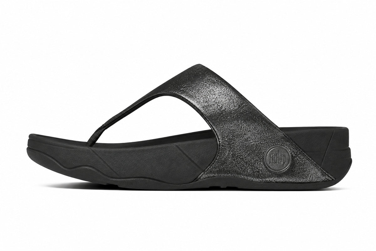 Fitflop Lulu Shimmersuede Black 505 001