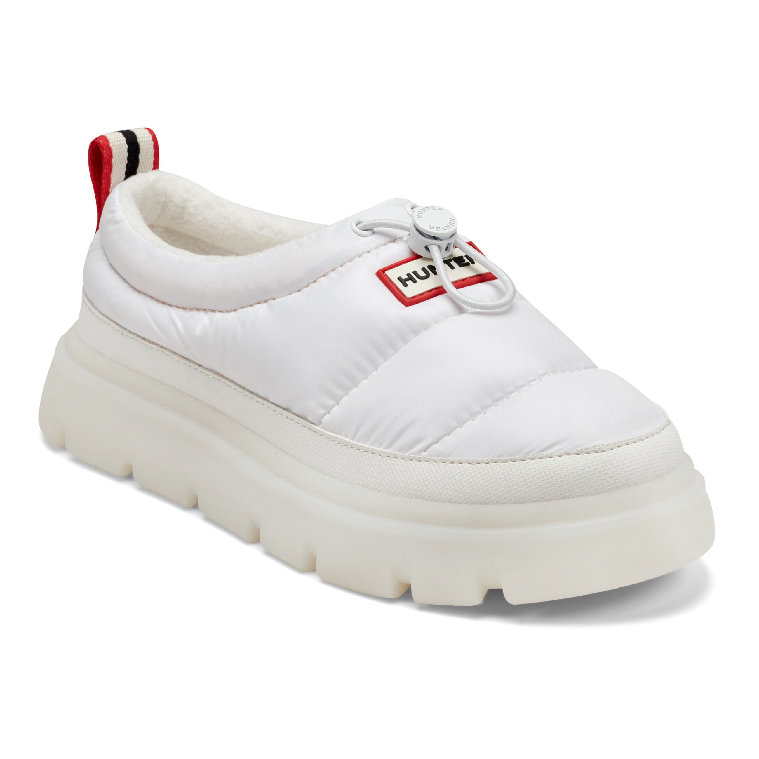 Hunter Womens Madi Insulated Water Resistant Slip-on Mules Shoes White HWMADI 140