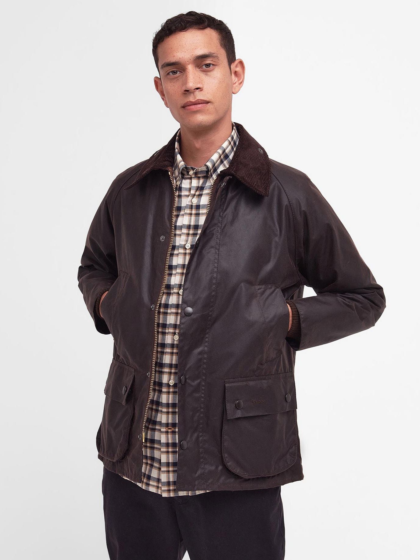Barbour Men's Bedale® Waxed Jacket Rustic MWX0018 RU52