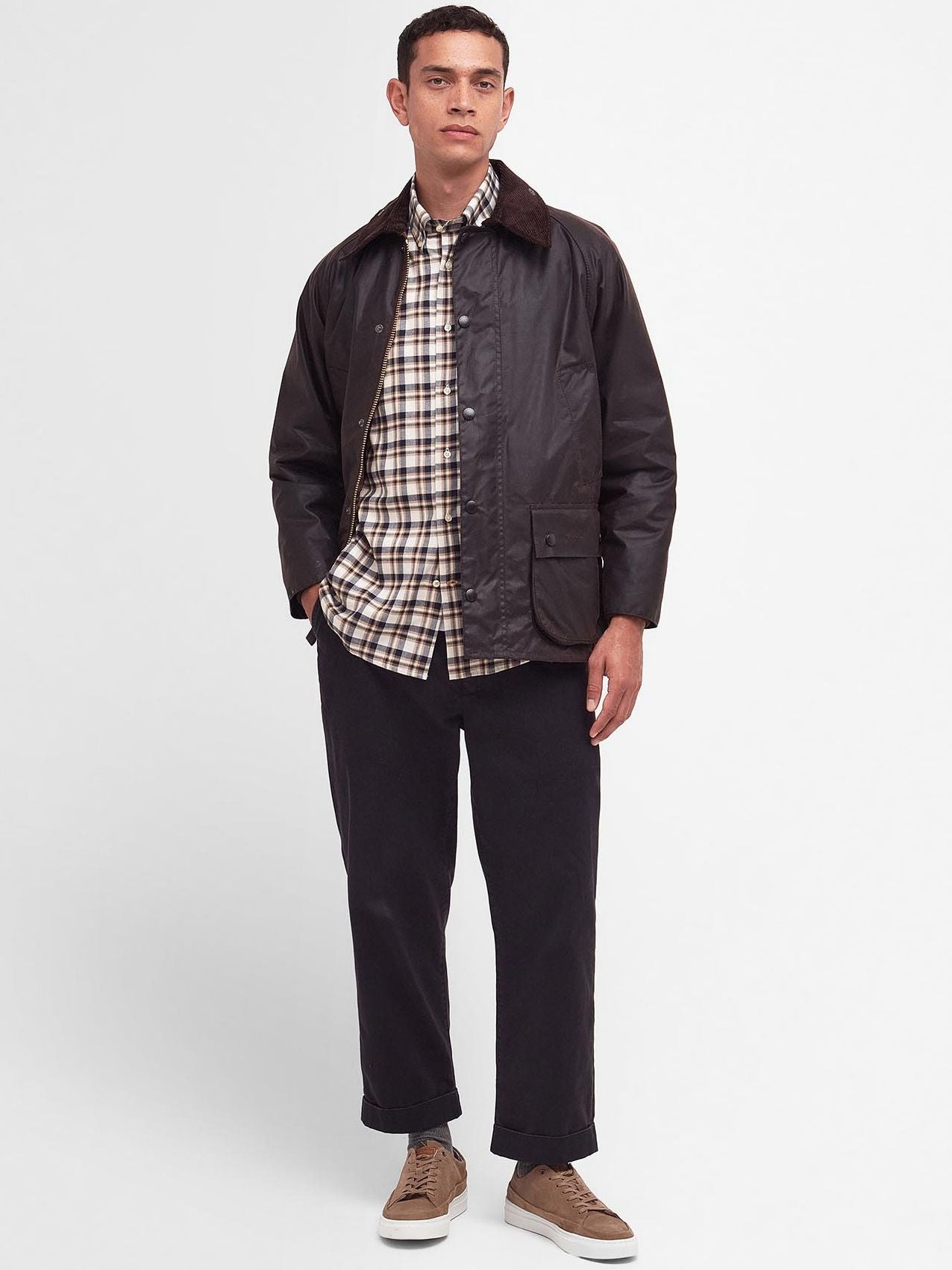Barbour Men's Bedale® Waxed Jacket Rustic MWX0018 RU52