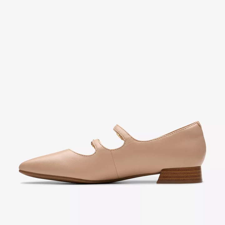 Clarks Women's Natalyn Lane Beige Leather 26181928