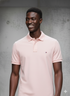Tommy Hilfiger Men's Justin Short Sleeve Polo Custom Fit T-Shirt B4453 Pink Heather 78J4142 691