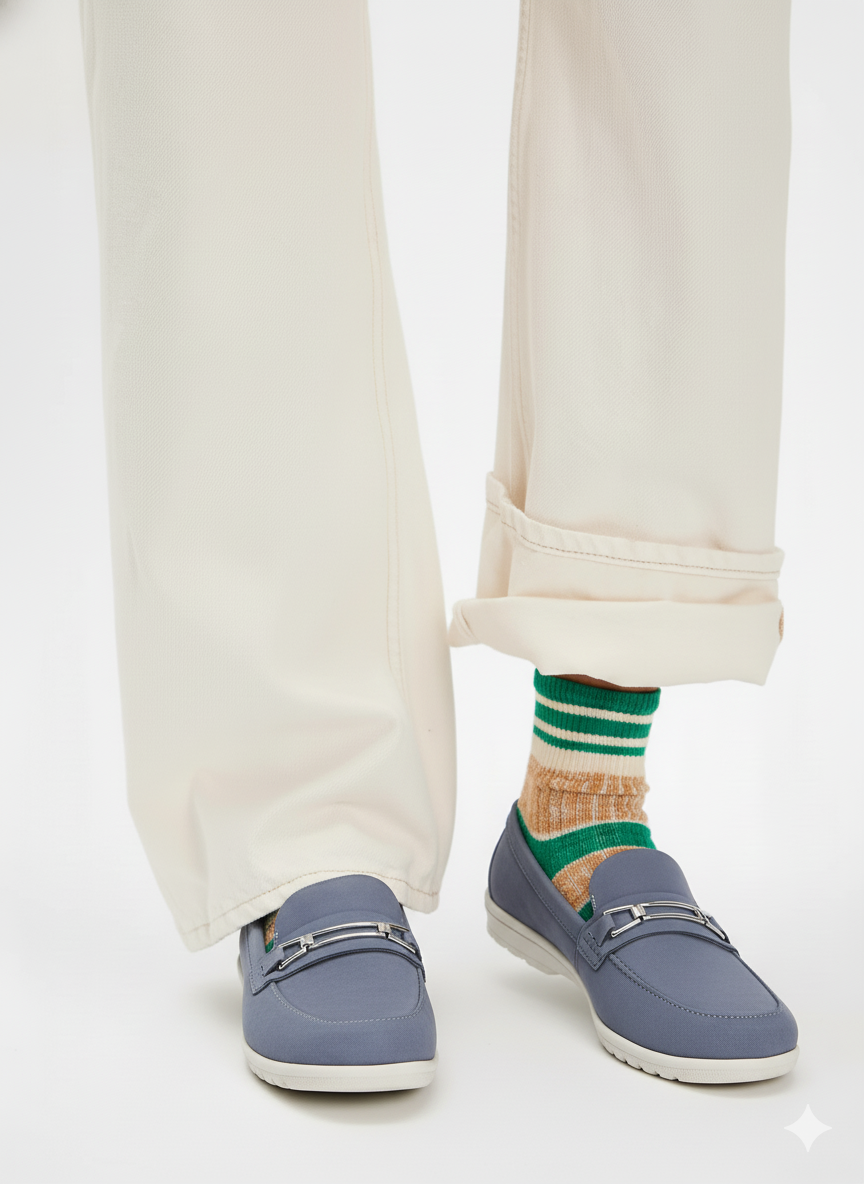 Rockport Aravon Womens Josie Bit Loafer Blue CI0140