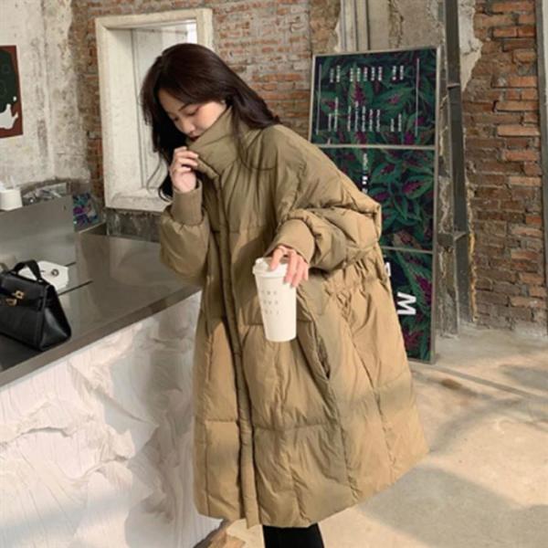 짝꿍닷컴 여성 3컬러 롱 미디 오버핏 패딩 점퍼 DHH-L31