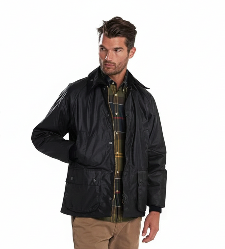 Barbour Men's Bedale Wax Jacket Black MWX0018 BK91