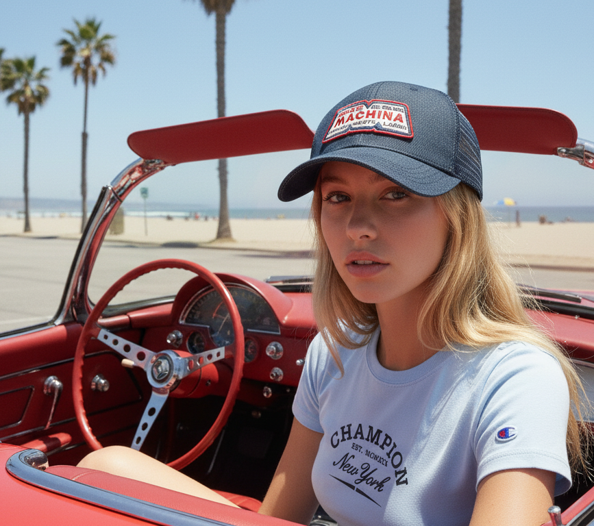 Deus ex machina Union Trucker Cap Indigo DMP2271519