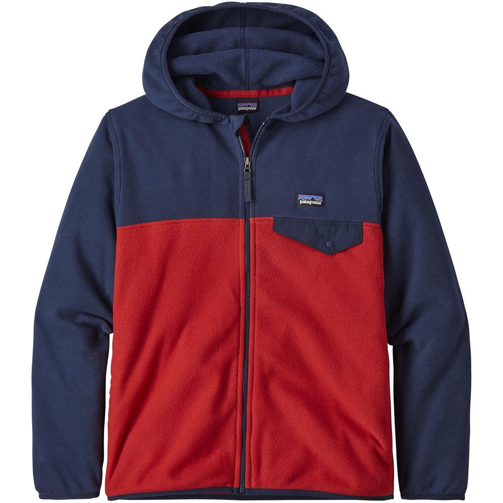 Patagonia Kids' Micro D Snap-T Fleece Jacket Fire 65465 FRE P1
