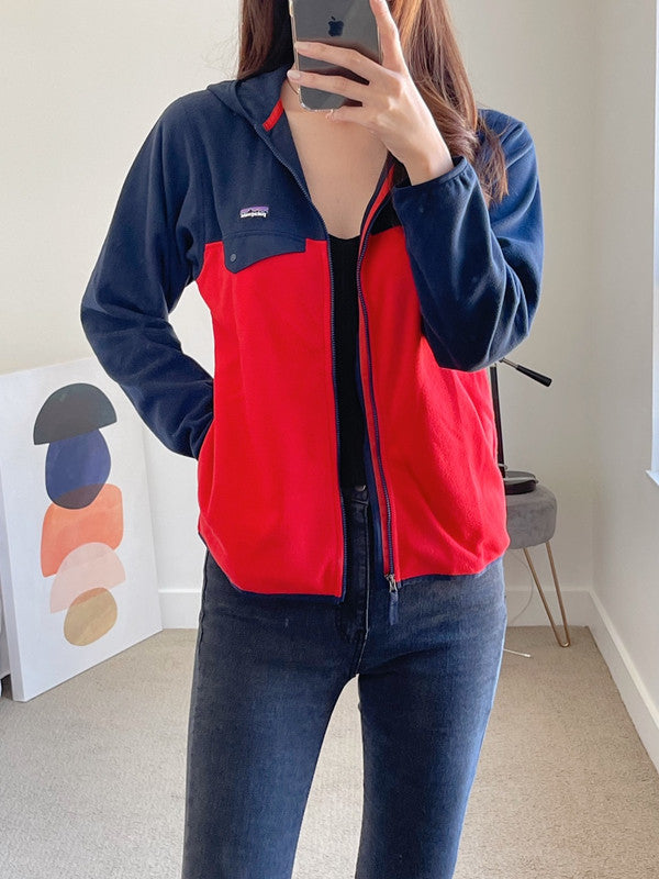 Patagonia Kids' Micro D Snap-T Fleece Jacket Fire 65465 FRE P1