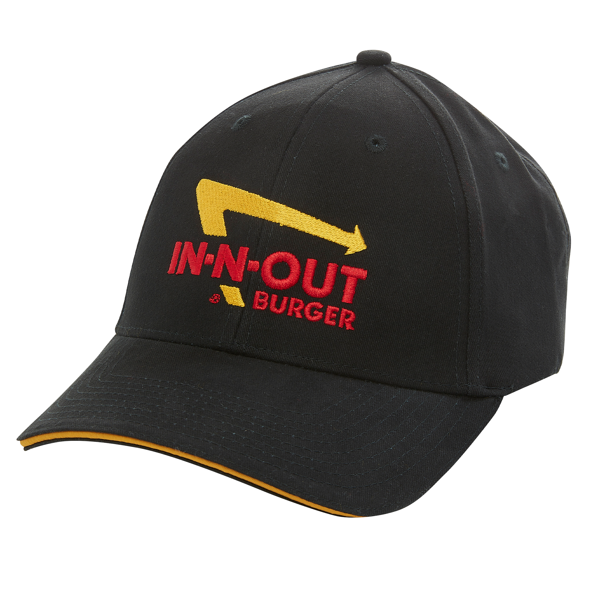 IN-N-OUT Black Logo Hat Black 700