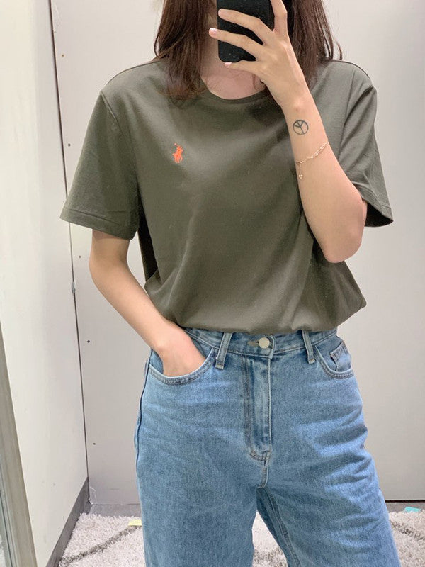 Polo Ralph Lauren Classic Fit Crew Neck T-Shirt Military Green 710610667097 B4