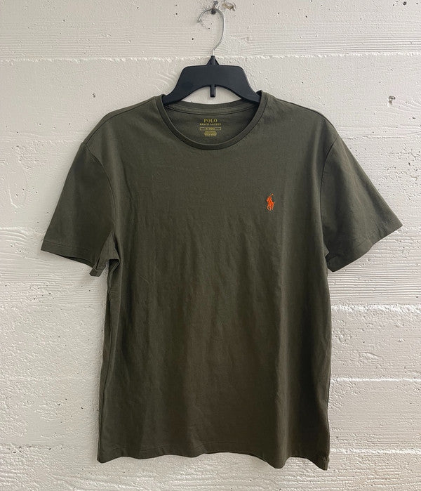 Polo Ralph Lauren Classic Fit Crew Neck T-Shirt Military Green 710610667097 B4