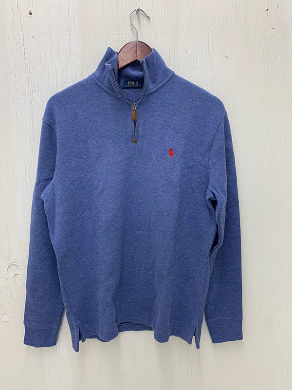 Polo Ralph Lauren Men's Half Zip Up Sweater Blue 710723158003 B14