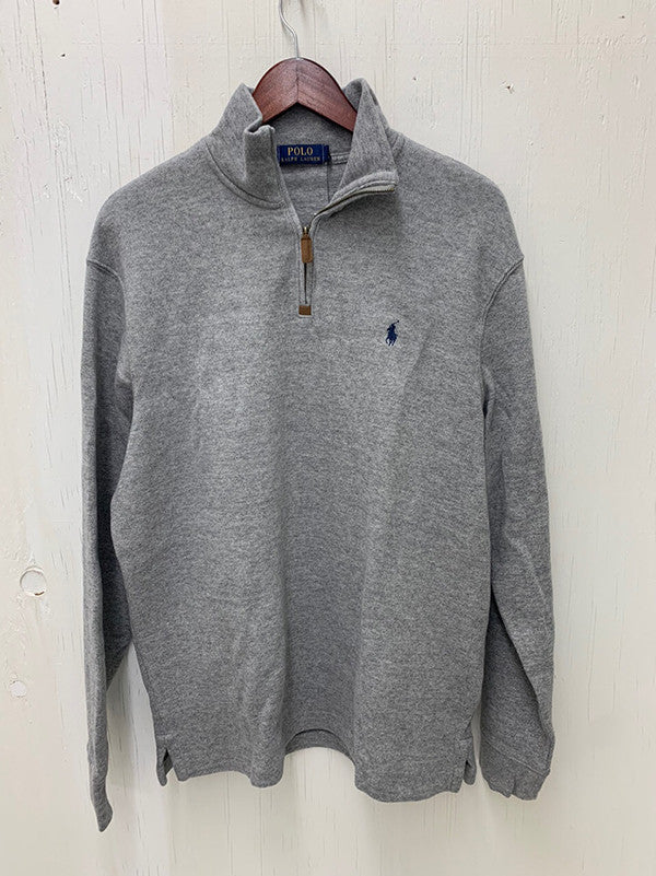 Polo Ralph Lauren Men's Half Zip Up Sweater Grey Heather 710723158018