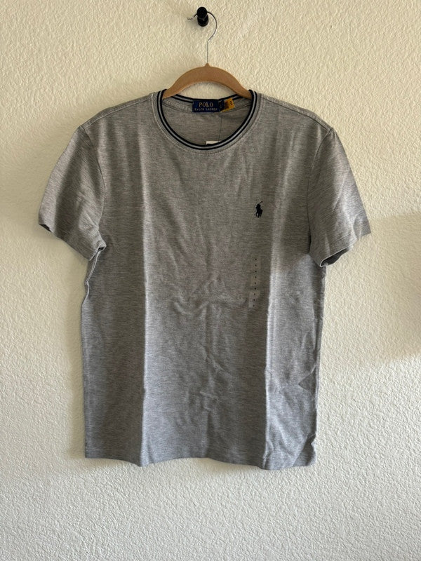 Polo Ralph Lauren Men's Crewneck Short Sleeve T-Shirt Grey HTR 710758716010 B11