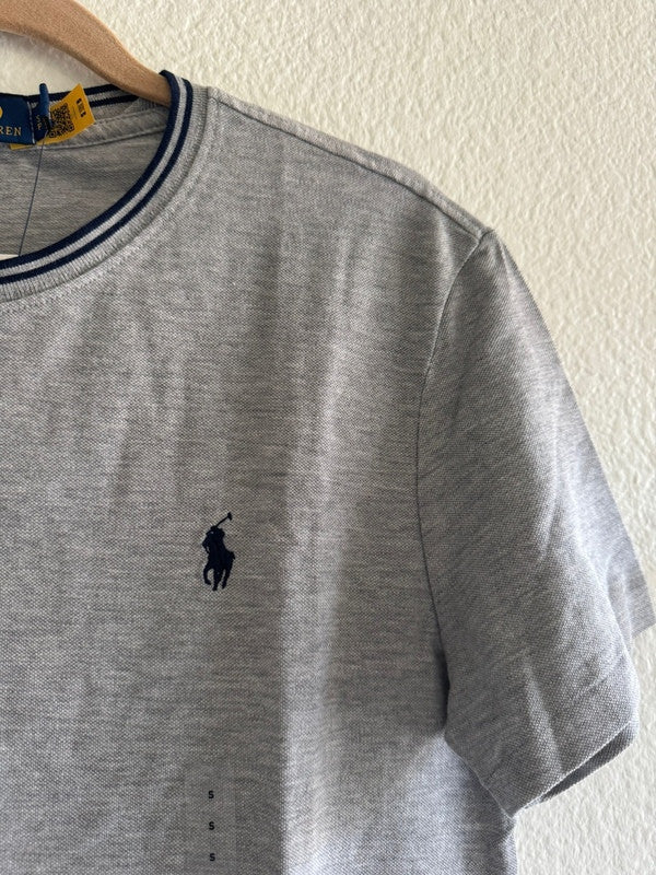 Polo Ralph Lauren Men's Crewneck Short Sleeve T-Shirt Grey HTR 710758716010 B11