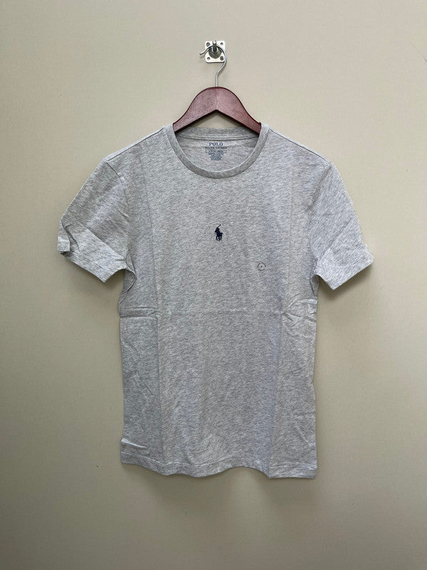 Polo Ralph Lauren Men's Slim Fit Front Pony Logo T-Shirt Grey 710839046010 B3
