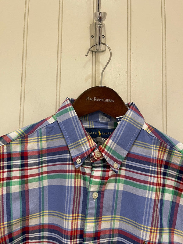 Polo Ralph Lauren Men's Multi Check Slim Fit Long Sleeve Shirt Multi 710843560001 B11