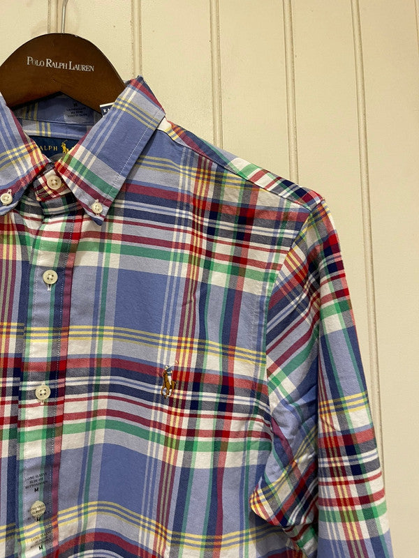 Polo Ralph Lauren Men's Multi Check Slim Fit Long Sleeve Shirt Multi 710843560001 B11
