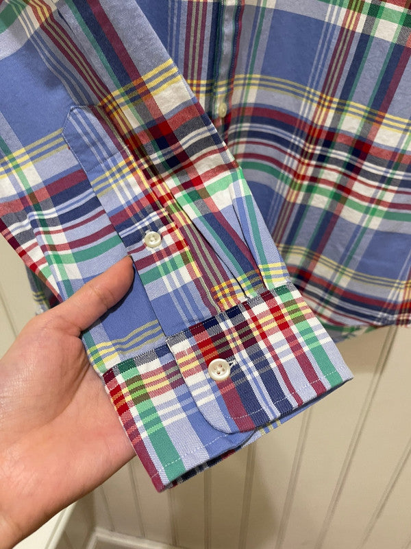 Polo Ralph Lauren Men's Multi Check Slim Fit Long Sleeve Shirt Multi 710843560001 B11