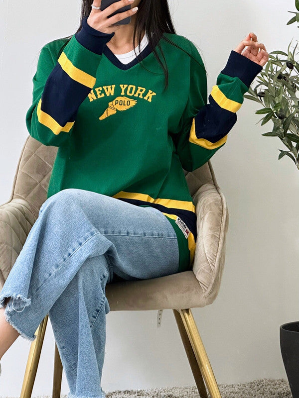 Polo Ralph Lauren Classic Fit Hockey Jersey Green 710878894002 B4