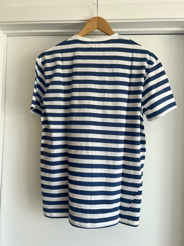 Polo Ralph Lauren Stripe Short Sleeve Shirt Royal/White 710926999001 B7