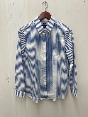 Tommy Hilfiger Stripe Oxford Shirt Blue Stripe 7699915 466 - APLAZE