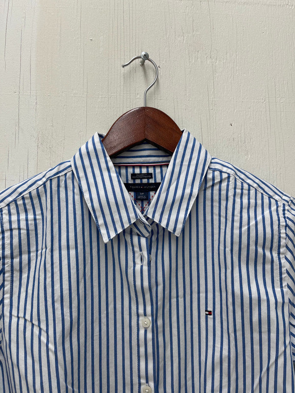 Tommy Hilfiger Stripe Oxford Shirt Blue Stripe 7699915 466 - APLAZE