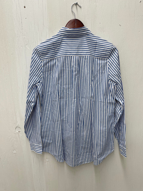 Tommy Hilfiger Stripe Oxford Shirt Blue Stripe 7699915 466 - APLAZE